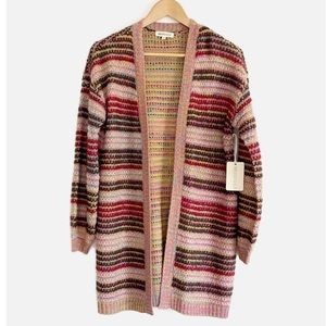 Margeaux & Ellie colorful long cardigan